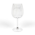 Life Ain’t Easy Wine Glass