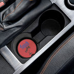 Beach Vibes Car Coaster – Summer in Your Cupholder Printify