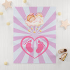 Cozy Baby Blanket | Fleece Snuggle Throw, Nursery Must-Have, Gift for New Parents Printify