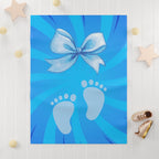Soft Fleece Baby Boy Blanket | Cozy Nursery Throw, Baby Shower Gift, Everyday Snuggles Printify