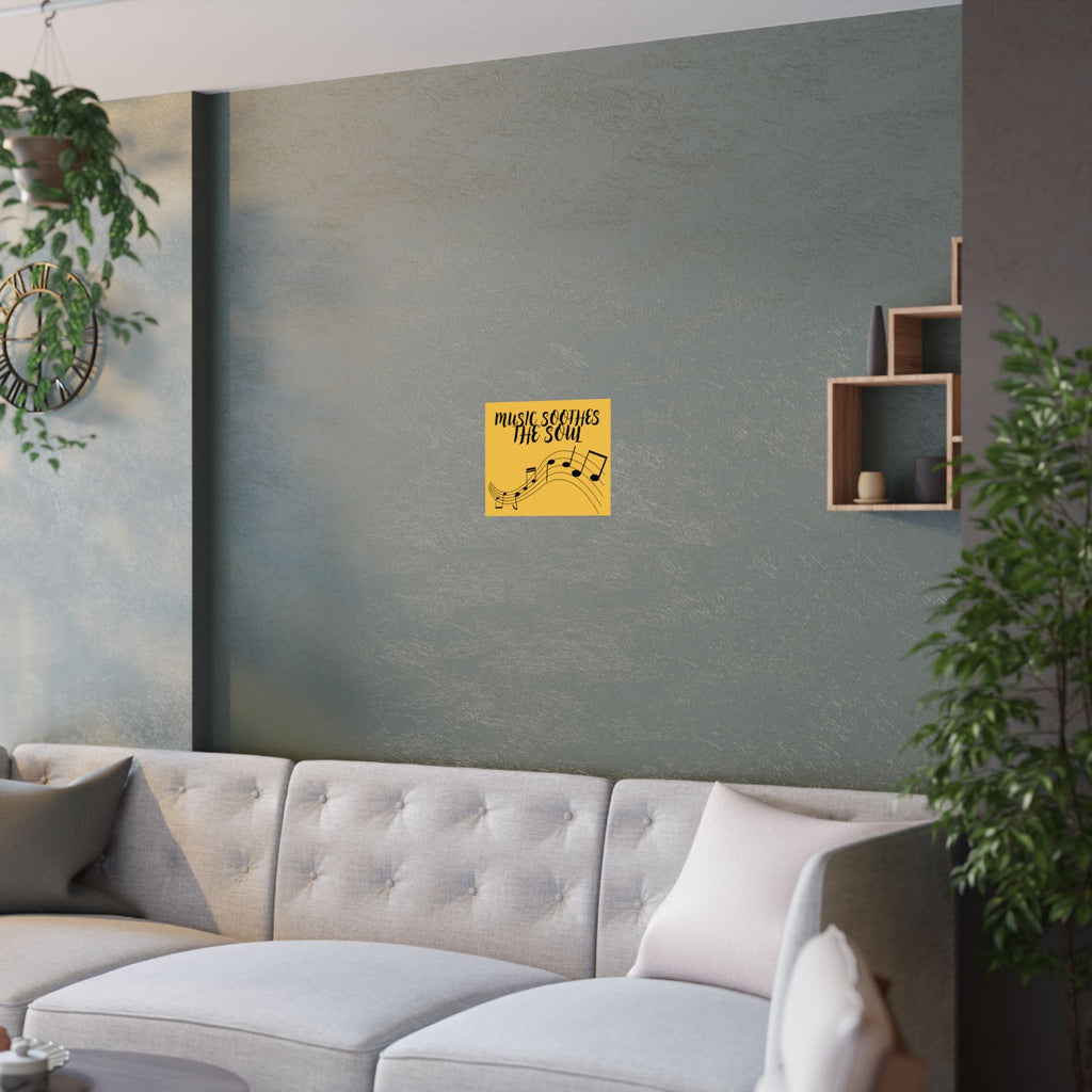 Inspirational Musical Art Poster – Music-Themed Wall Decor for Home or Studio Printify