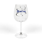 Life Ain’t Easy Wine Glass