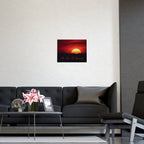 Be True to Yourself Matte Poster – Uplifting Sunset Wall Art for Daily Motivation Printify