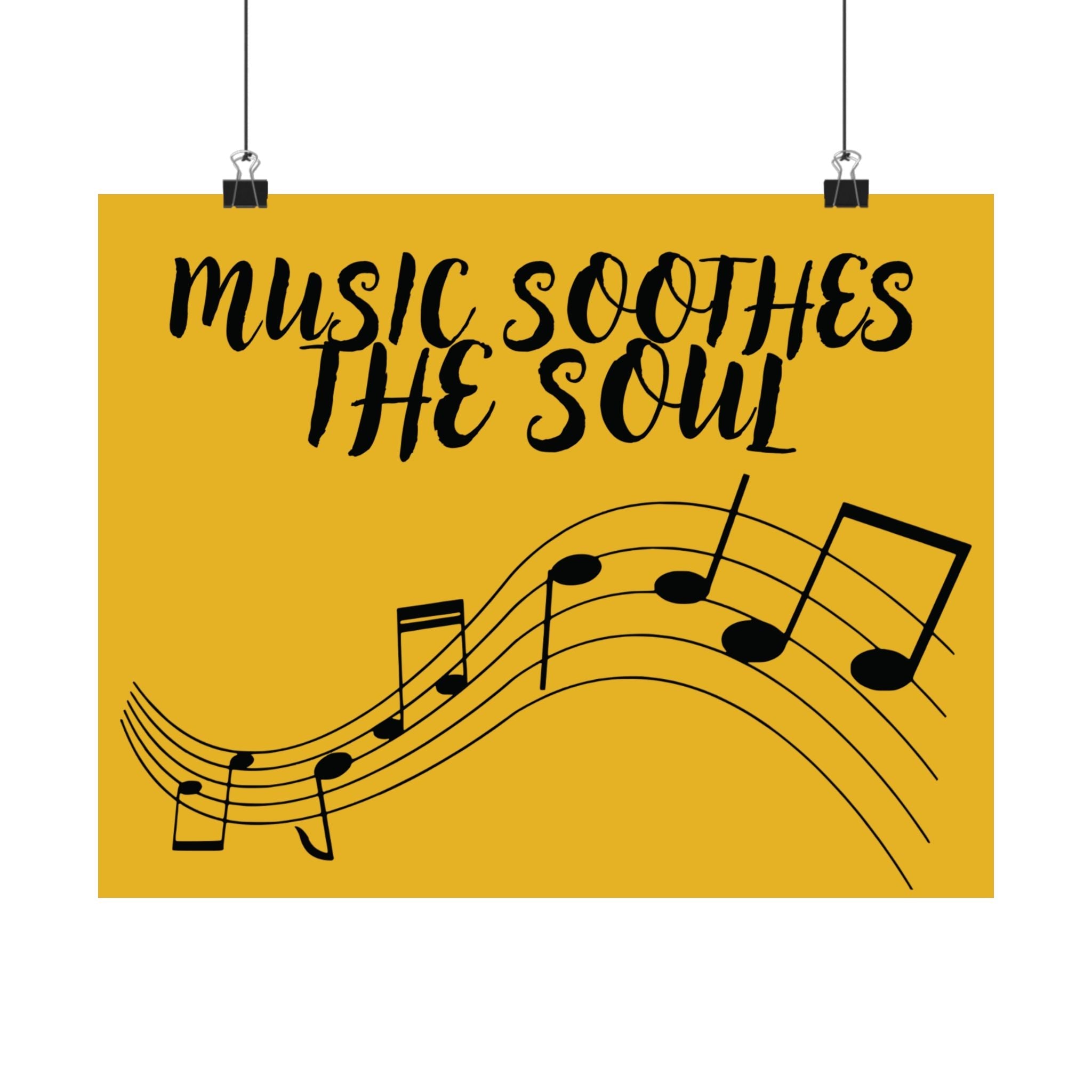 Inspirational Musical Art Poster – Music-Themed Wall Decor for Home or Studio Printify