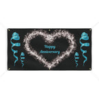 Anniversary Celebration Banner | Elegant Party Decor, Wedding Sign, Indoor/Outdoor Display Printify