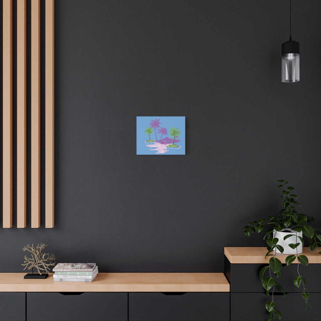 Tropical Canvas Wall Art – Beach-Inspired Decor, Island Vibes Print, Coastal Home Accent, Gift for Nature Lovers Printify