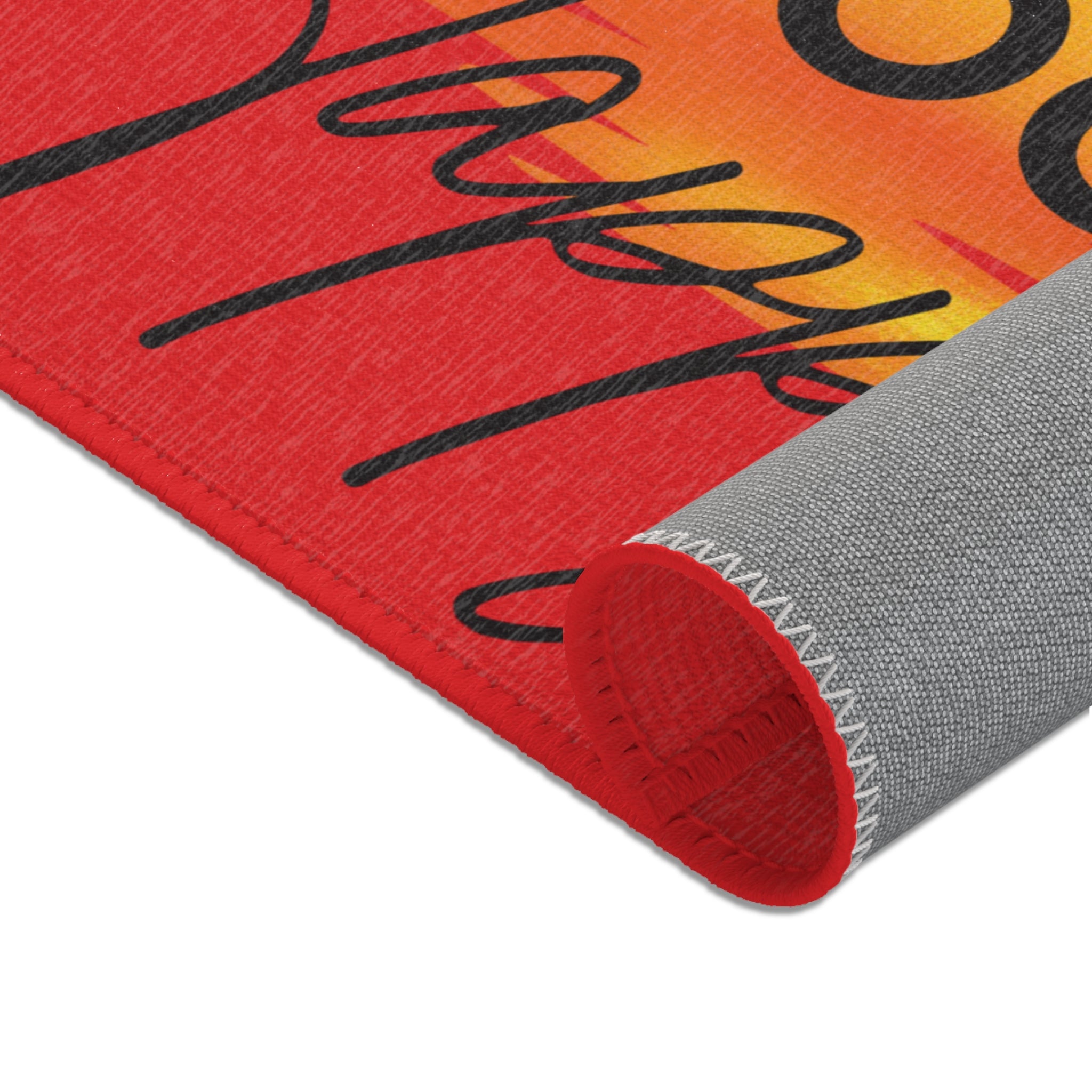 Choose Happy Sunset Area Rug – Vibrant Positivity for Any Room