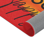 Choose Happy Sunset Area Rug – Vibrant Positivity for Any Room