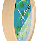 Life Is a Whirlwind Wall Clock – Colorful Motivational Decor, Bright Home Accent, Inspirational Wall Art