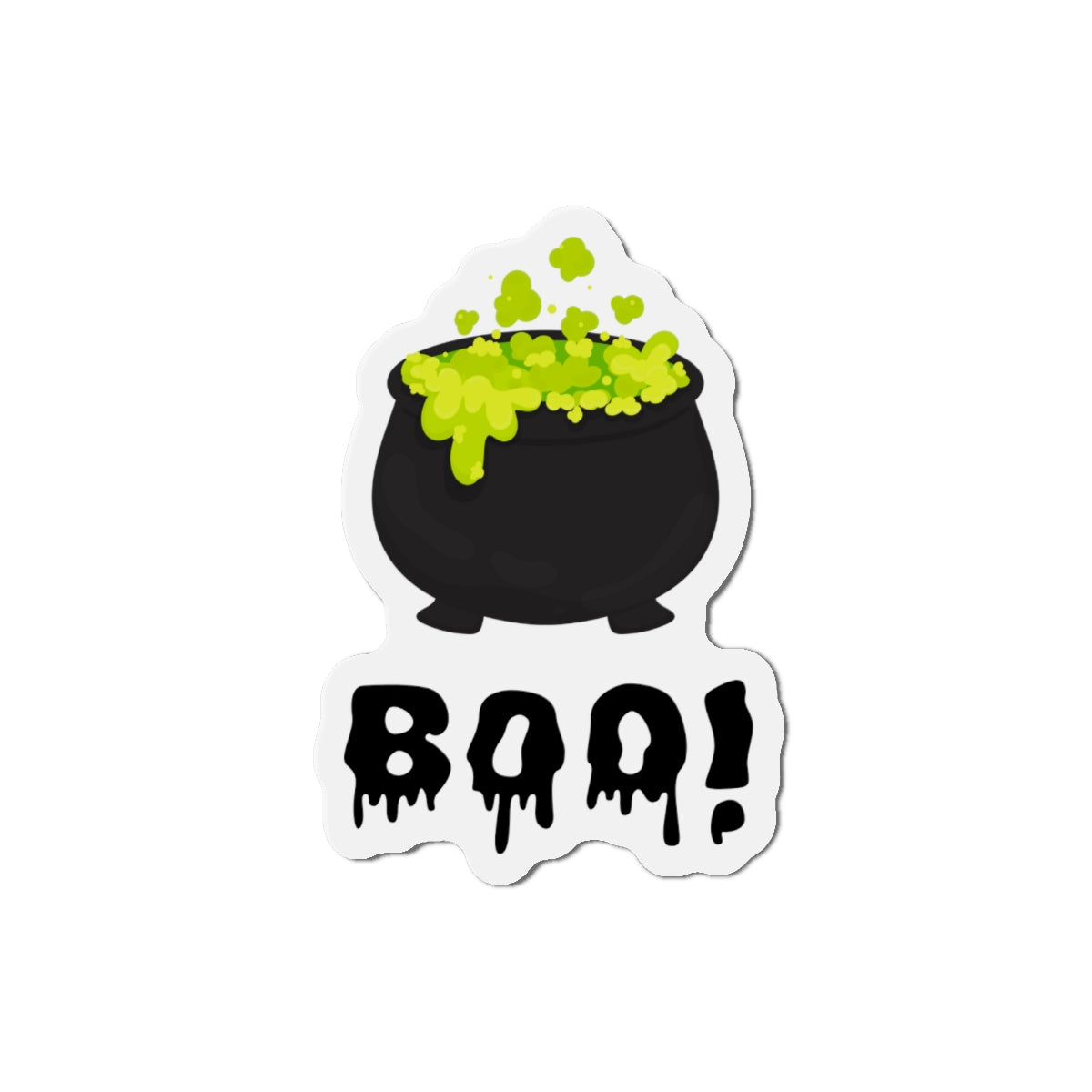 Witch’s Cauldron Halloween Magnets – Spooky Fridge Décor & Party Favors Printify