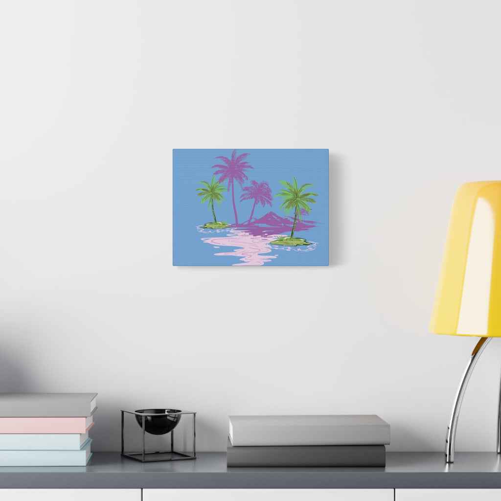 Tropical Canvas Wall Art – Beach-Inspired Decor, Island Vibes Print, Coastal Home Accent, Gift for Nature Lovers Printify