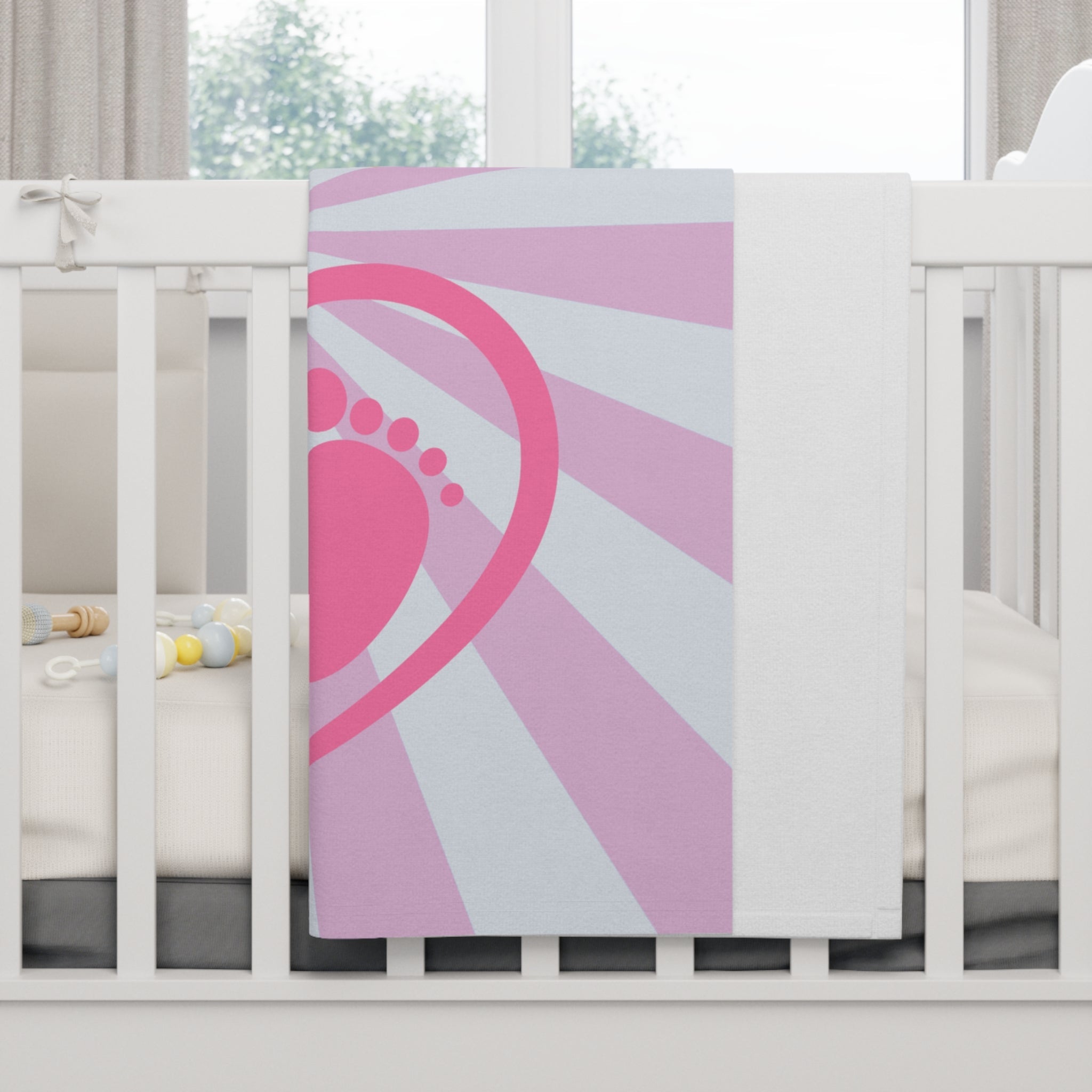 Cozy Baby Blanket | Fleece Snuggle Throw, Nursery Must-Have, Gift for New Parents Printify