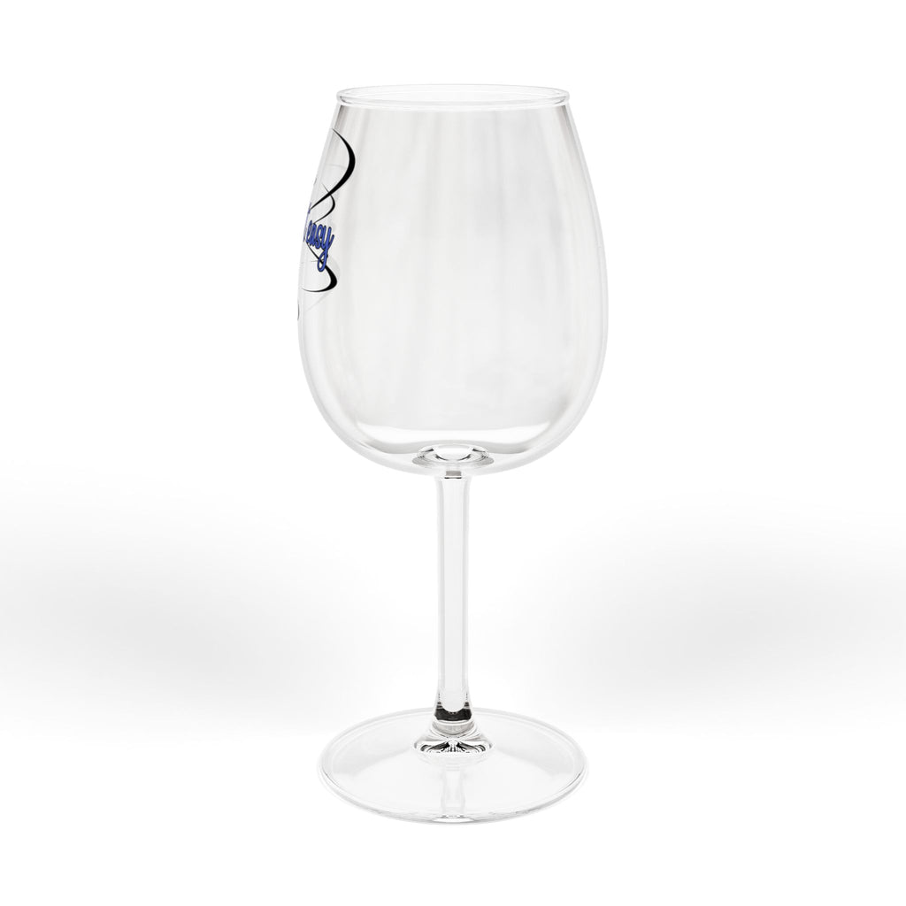 Life Ain’t Easy Wine Glass
