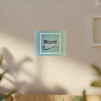 “Blessed” Matte Canvas Wall Art – Uplifting Vibes for Any Space Printify