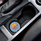 “Choose Happy” Soapstone Coaster – 1 or 2 Pack for Car or Home Printify