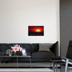 Be True to Yourself Matte Poster – Uplifting Sunset Wall Art for Daily Motivation Printify