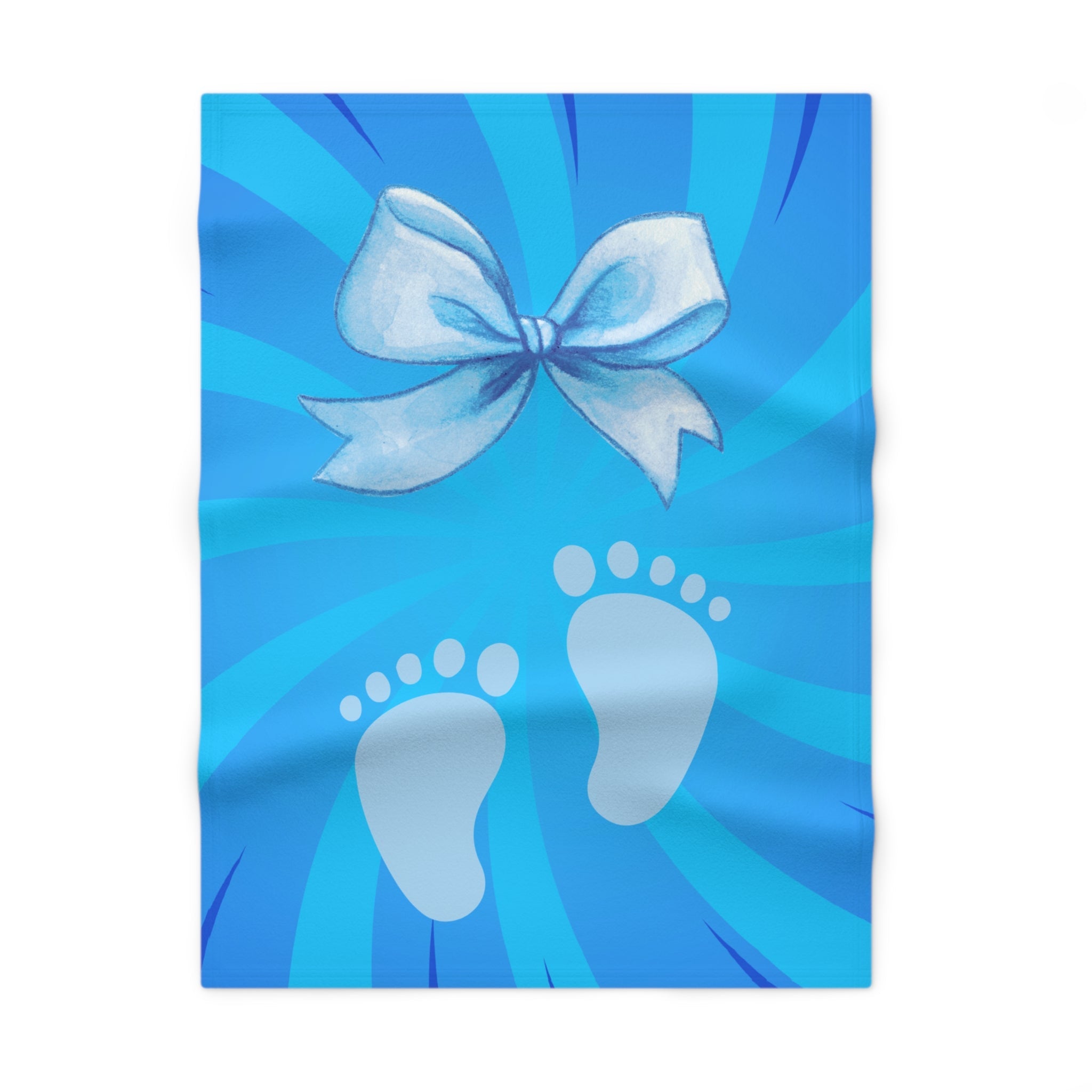 Soft Fleece Baby Boy Blanket | Cozy Nursery Throw, Baby Shower Gift, Everyday Snuggles Printify