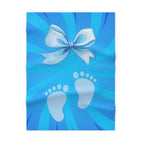 Soft Fleece Baby Boy Blanket | Cozy Nursery Throw, Baby Shower Gift, Everyday Snuggles Printify