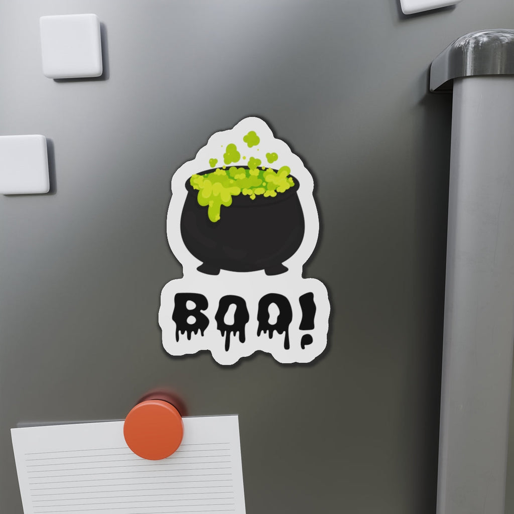 Witch’s Cauldron Halloween Magnets – Spooky Fridge Décor & Party Favors Printify