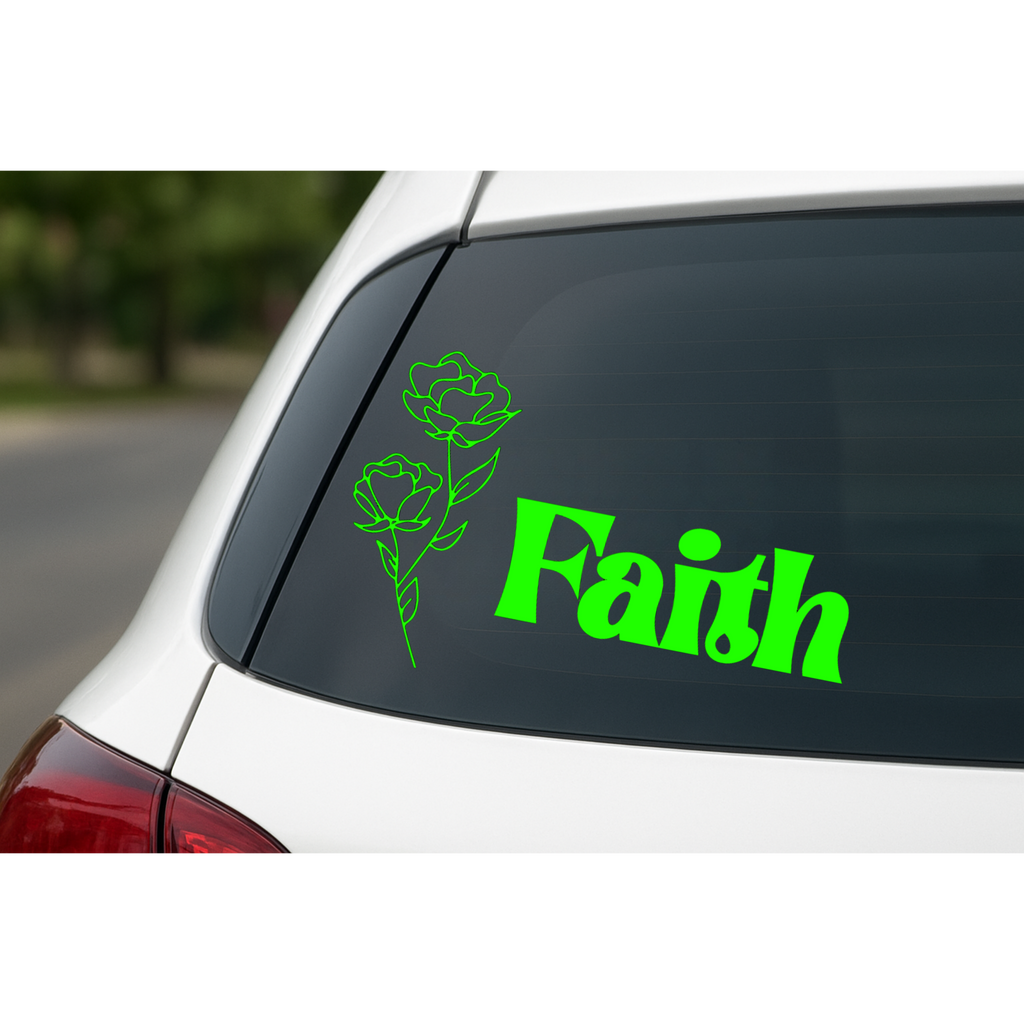 Faith - Car Decal