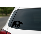Mama Bear with Personalized  Monogram - Car Decal
