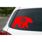 Mama Bear with Personalized  Monogram - Car Decal