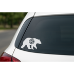 Mama Bear with Personalized  Monogram - Car Decal