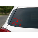 Saved By Grace - Car Decal