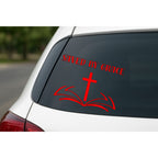 Saved By Grace - Car Decal