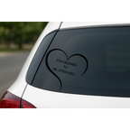 Too Blessed To Be Stressed - Car Decal