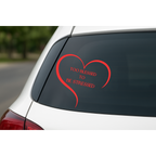 Too Blessed To Be Stressed - Car Decal