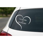 Too Blessed To Be Stressed - Car Decal